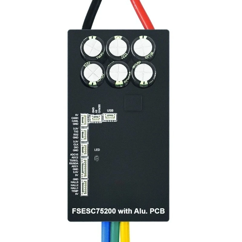 For Benjamin brushless ESC 75200 single drive aluminum substrate, electric surfboard underwater robot controller