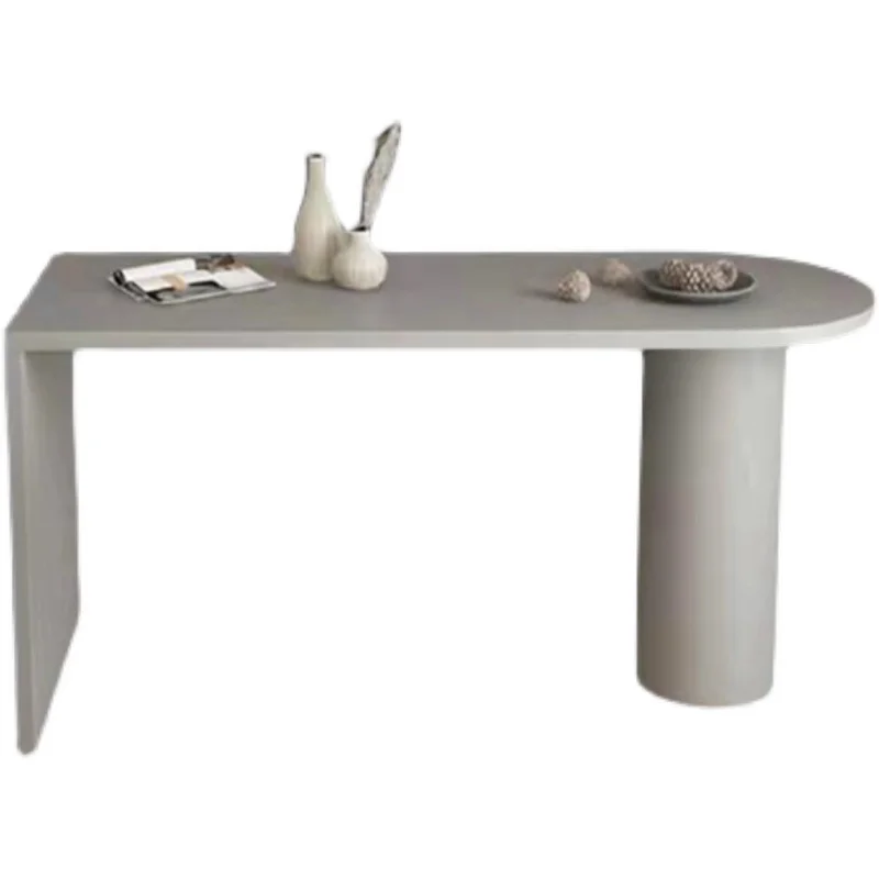 

Italian peninsula round table minimalist fashion new family dining table