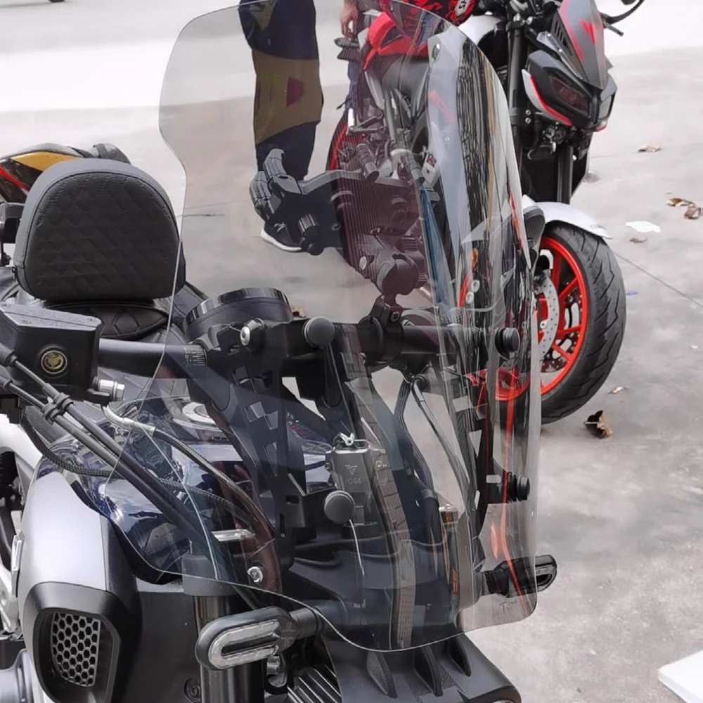 

For LONCIN Voge CU525 525CU CU 525 Windscreen Windshield Wind Deflectors Fairing Viser Visor Front Glass Motorcycle Accessories