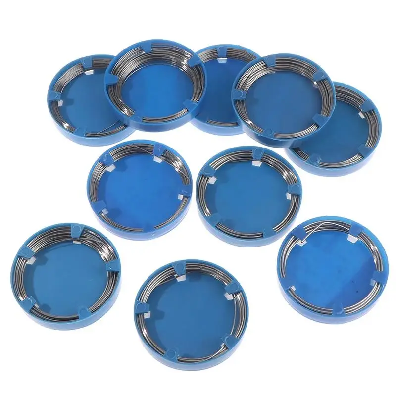 

2025 1 шт., стоматологическая нержавеющая сталь, стальная проволока, стоматологический лабораторный инструмент, стоматологические ретодонтические принадлежности 0,5/0,6/0,7/0,8/0,9/1,0 мм