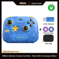 8BitDo Ultimate-3-Mode Controller - Rare 40th Anniversary Edition For Xbox Series X|S & Xbox One, Apple, Windows PC & Android