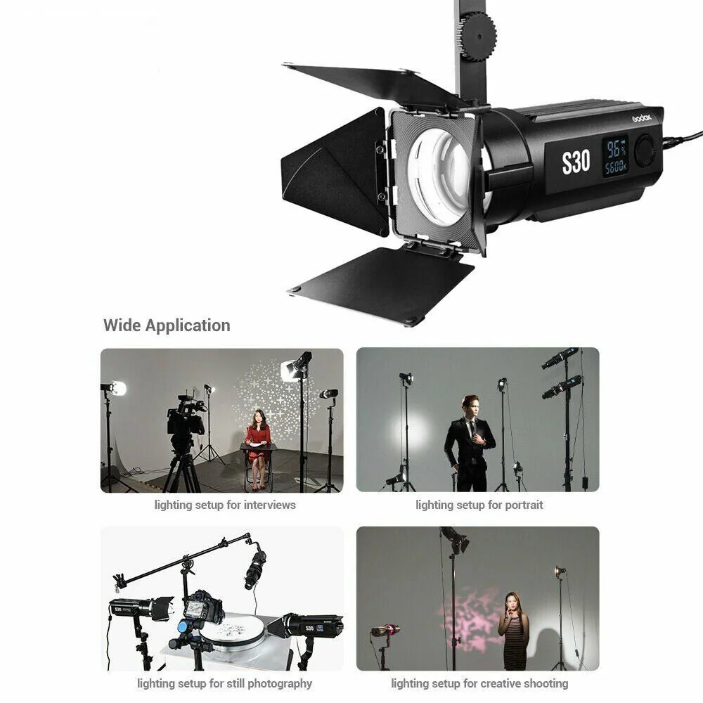 Foco de luces LED de fotografía con enfoque especial, lámpara de sistema de luz ajustable continua, Kits de estudio fotográfico, accesorios de fotografía