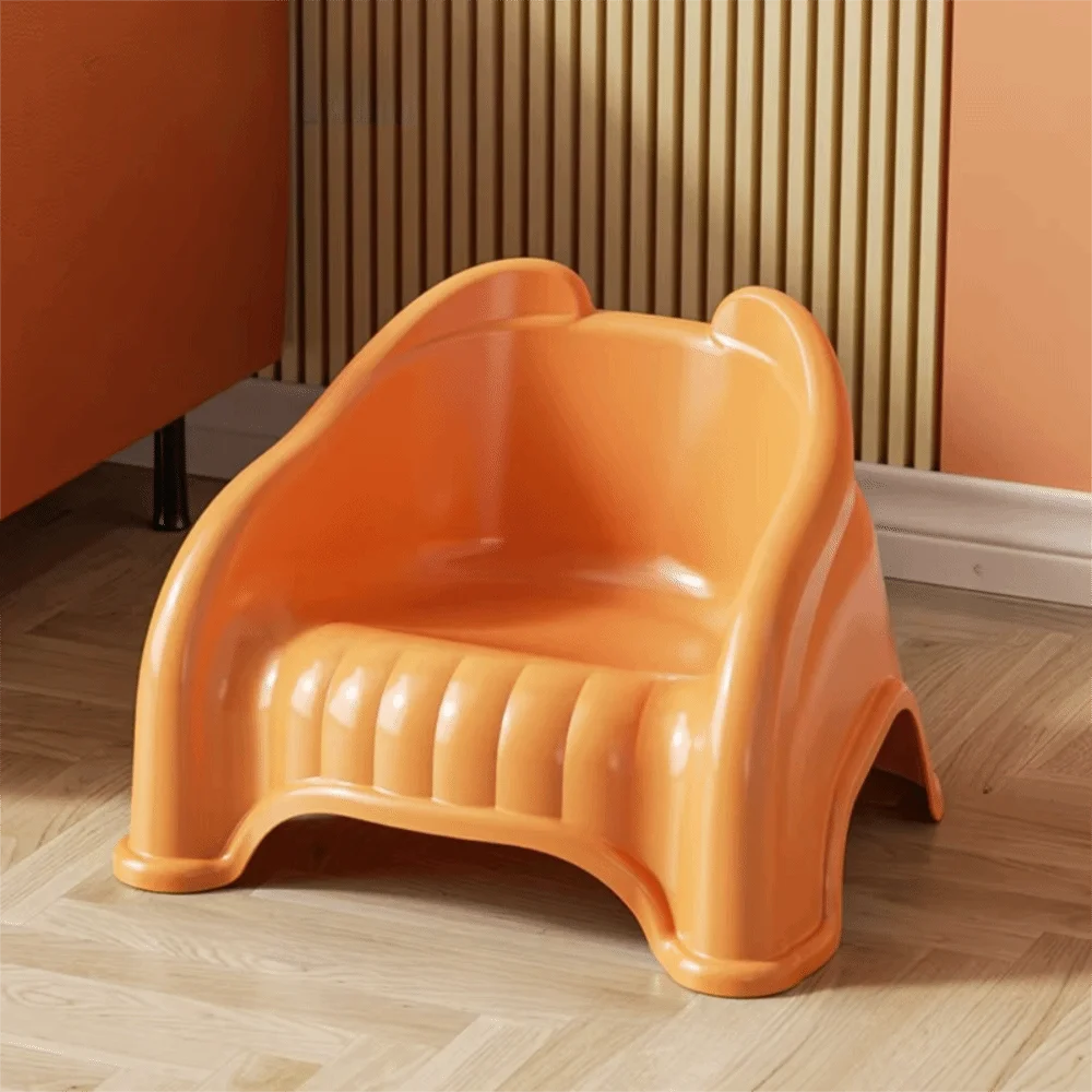 Non-slip Creative Small Board Stool Simple Comfortable Cute Colorful Children Chair Plastic Ergonomic Small Stool with Backrest