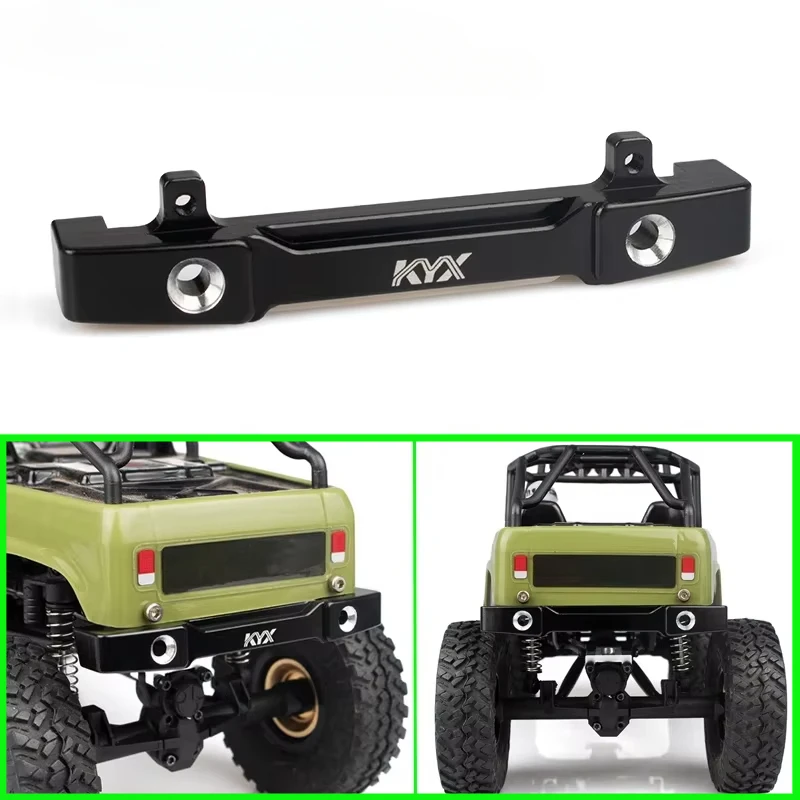 

1pcs Metal Black Rear Bumper for 1/24 RC Crawler Car Traxxas Axial SCX24 90081 Upgrade Parts