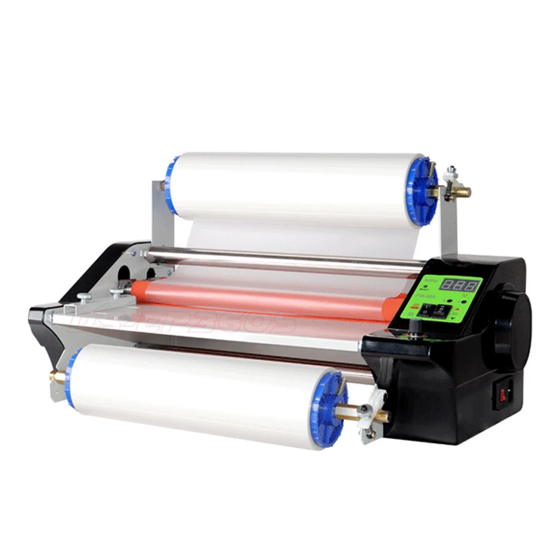 Hot Cold A3 30cm Desktop Laminator Roll to Roll Laminating Machine Laminator Pouch Film