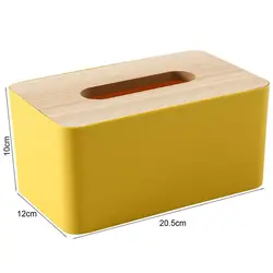 Excellent Long Service Tissue Storage Cases Wide Mouth Napkin Box Portable Long-Lasting Napkin Holder for Office