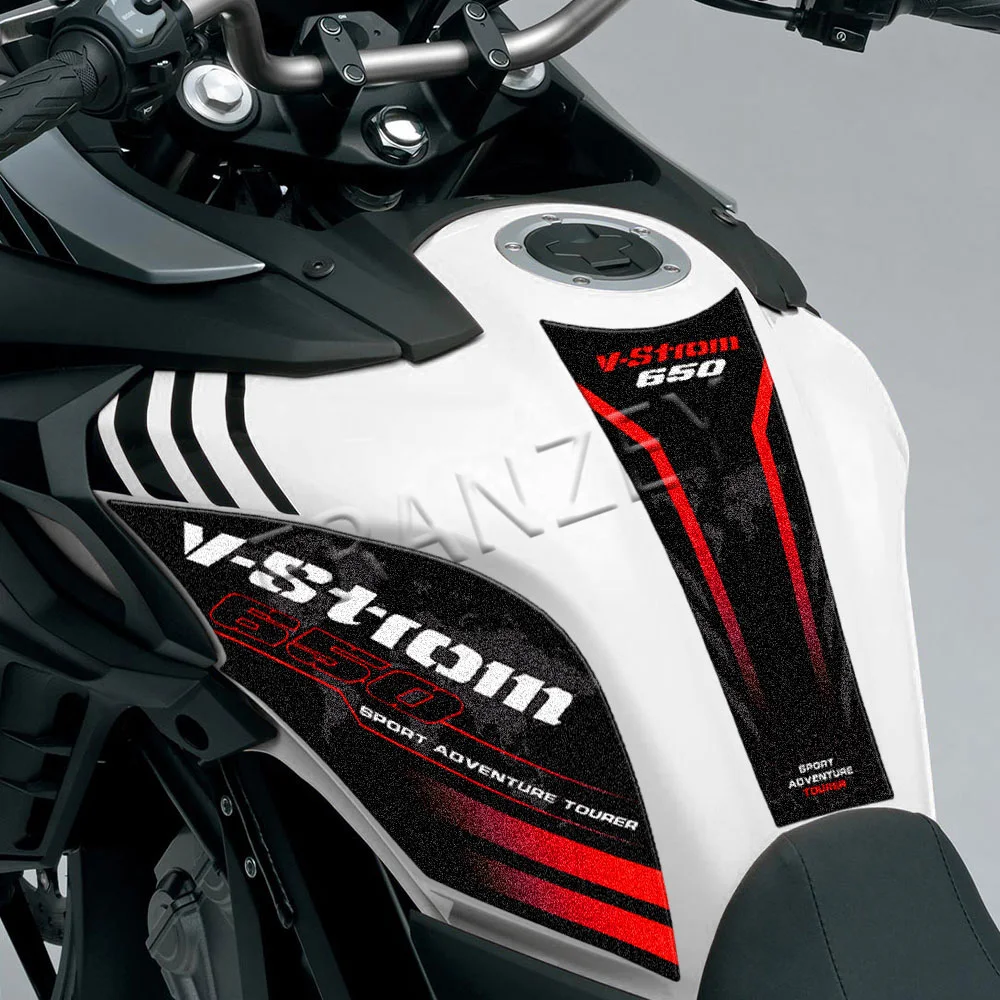 3M zbiornik do motocykla naklejka z podkładką paliwa obudowa ochronna akcesoria przygodowe do Suzuki V strom dl650 DL V-STROM 650XT