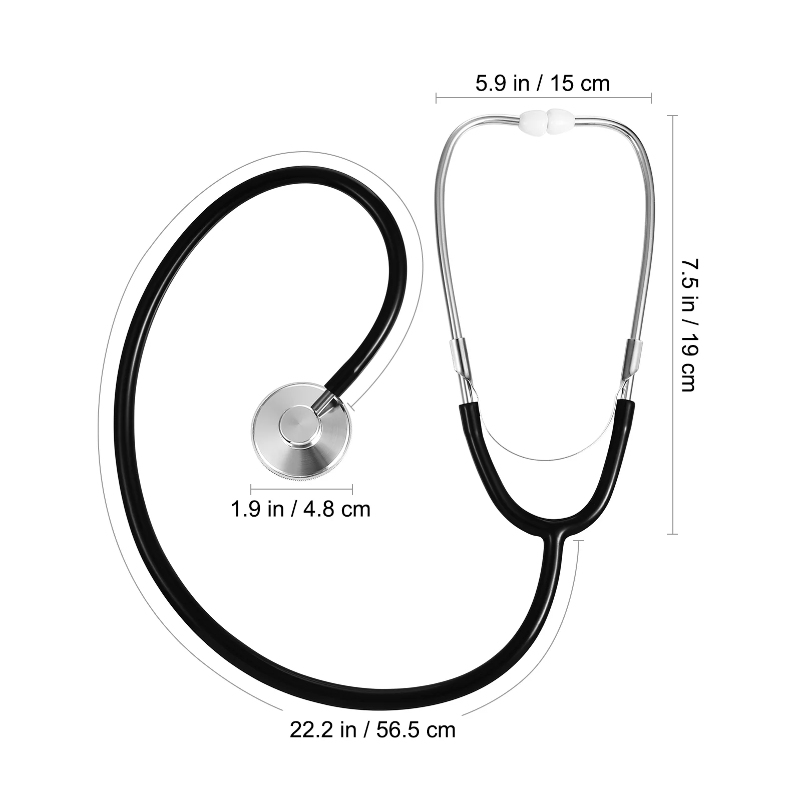 Stéthoscope multicolore pour enfants, modèle d'infirmière de simulation, médecin pour jouer, enfants et enfants