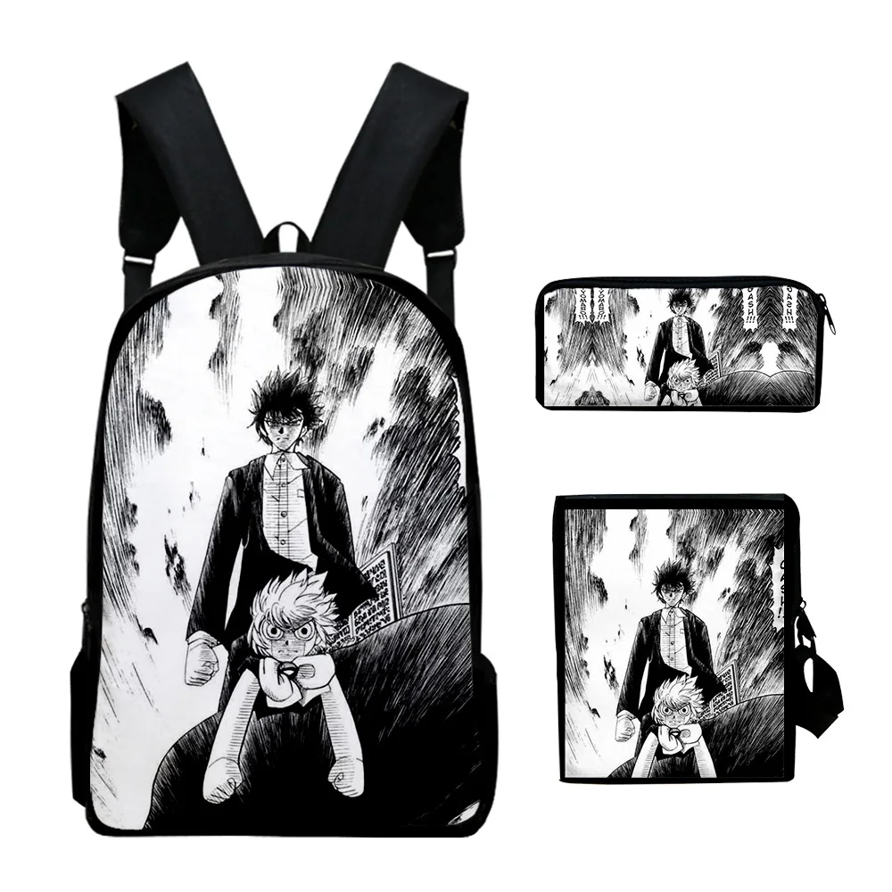 

Popular Fashion Zatch Bell Anime 3D Print 3pcs/Set pupil School Bags Laptop Daypack Backpack Inclined shoulder bag Pencil Case