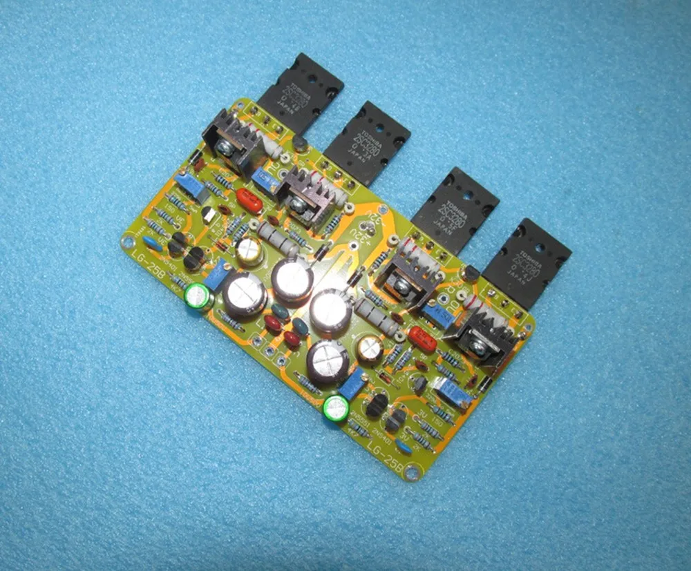 Non-complementary Polarization Symmetry OCL 2SC3280 35W*2 Stereo Audio Amplifier Board