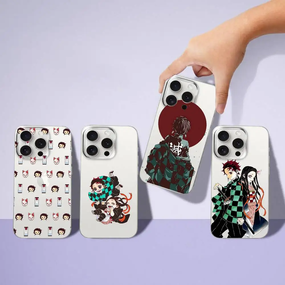 Funda Transparente para Teléfono T-Tan-jiro Ka-mados, Compatible con iPhone 17, 16, 15, 14 Plus, 13, 12, 11 Pro Max