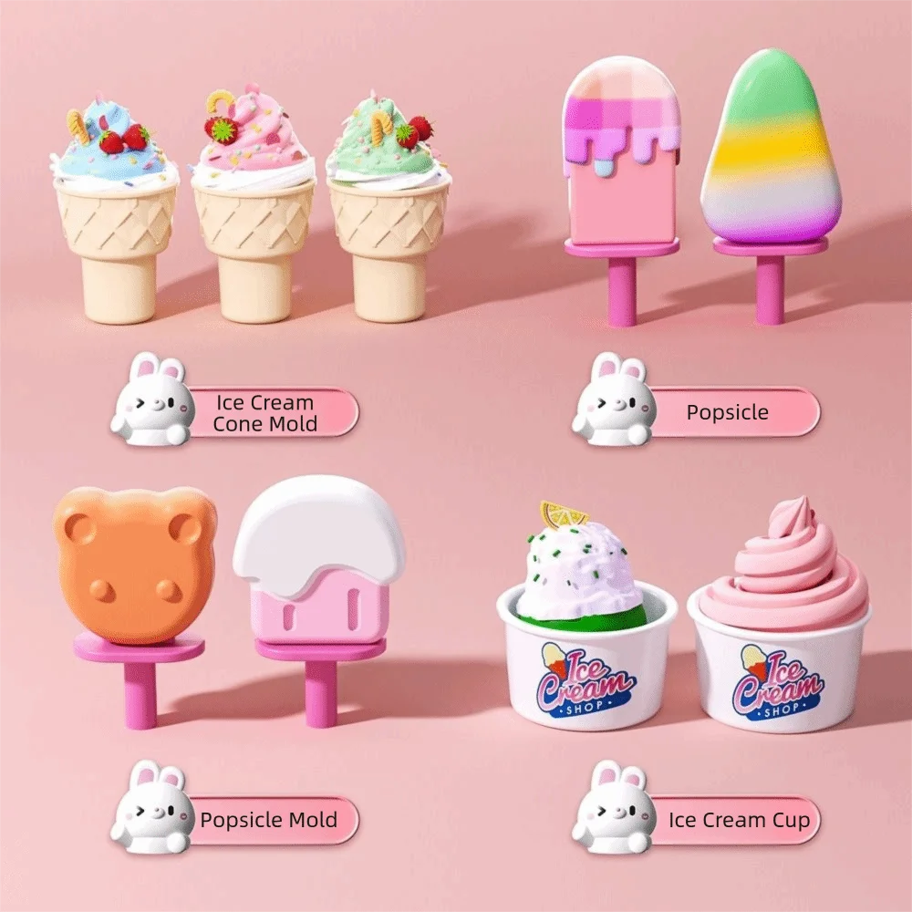 مع آلة الآيس كريم الخفيفة للموسيقى والآيس كريم، آلة ألوان الأطعمة المزيفة لإنتاج الآيس كريم، ألغاز سوبر ماركت #1