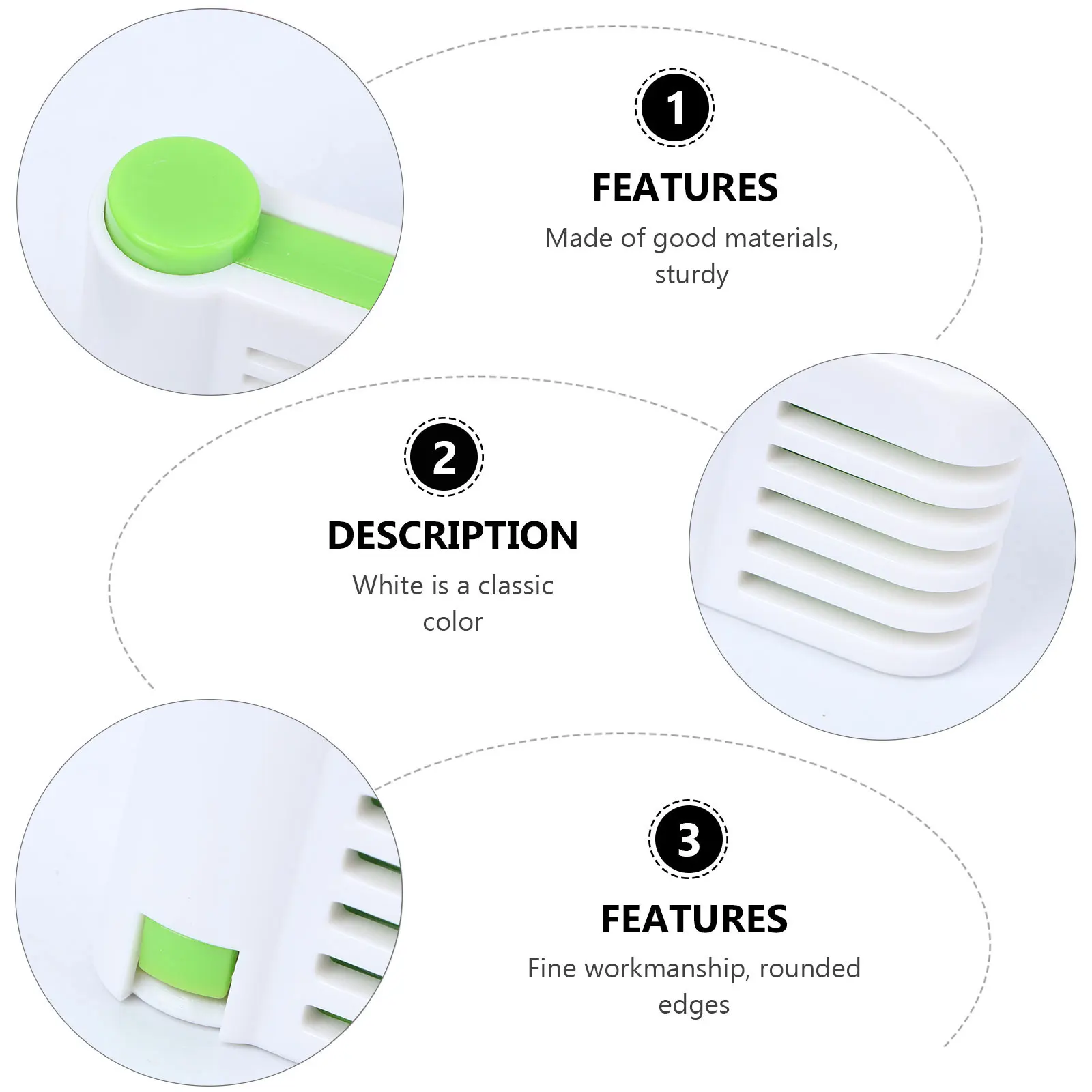 

2Pcs Bread Slicer Food Grade ABS 5 Layer Manual Cake Loaf Cutter Kitchen Toast Sandwich Cutter Baking Tools Green