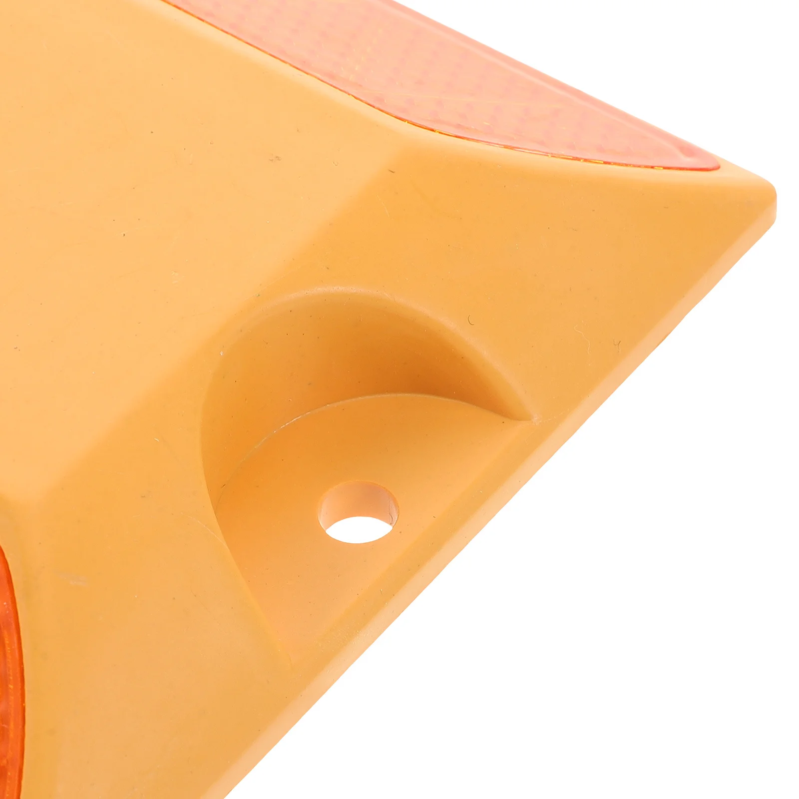 2Pcs Reflective Road Markers Slow Down Warning Signs High Visibility Dual-Sided Night Pavement Traffic Safety Warning Signs