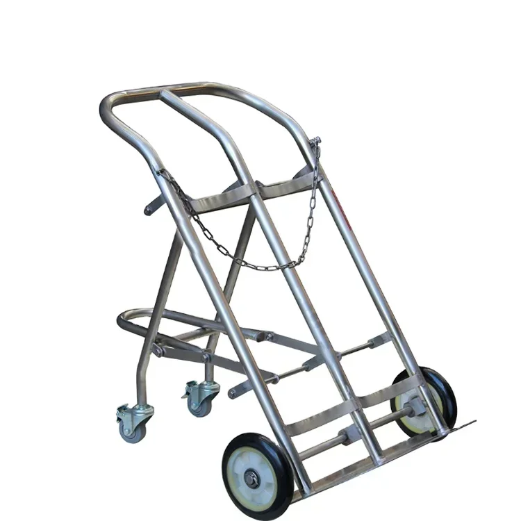 SINOLIFT TY120A  Stainless Steel Manual Cylinder Trolly