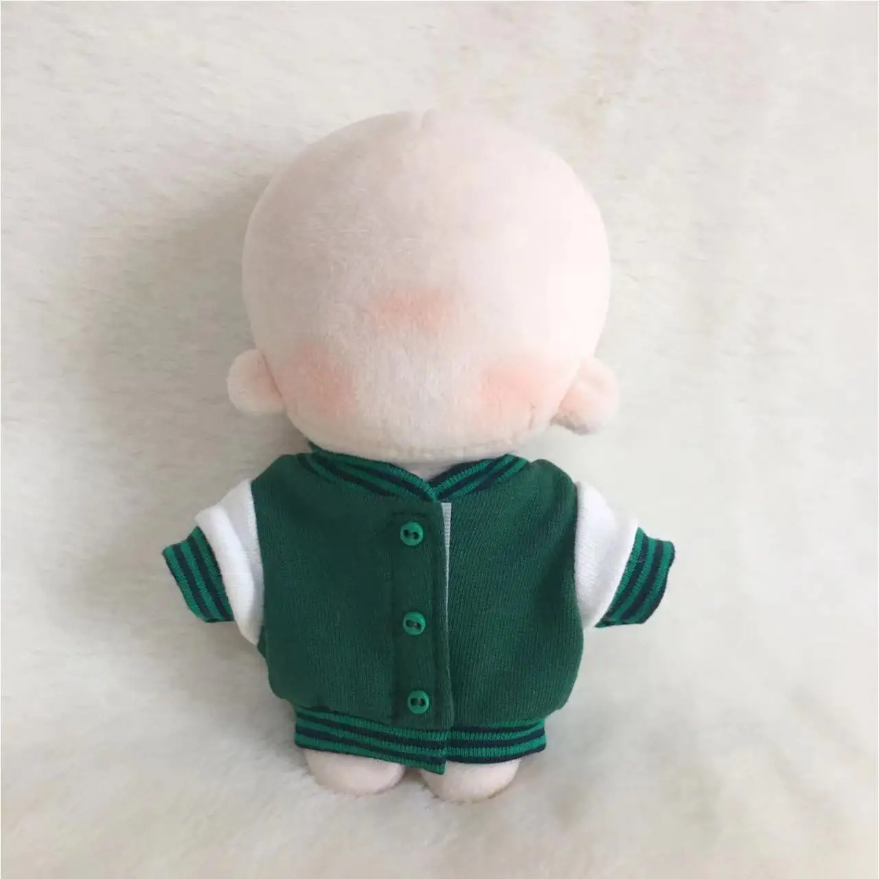 Hand-made 10cm fat body cute and handsome baseball uniform star doll suitable for doll clothes