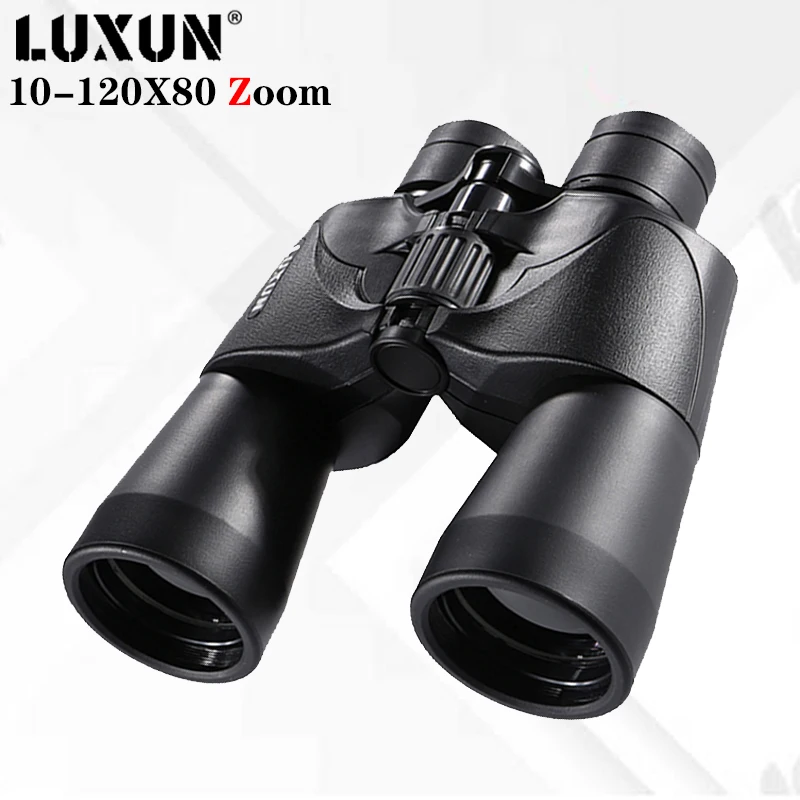 

LUXUN 10-120x80 Binoculars Telescope Night Vision Spyglass Bak4 Powerful and Long Distance Binoculars for Travel Hunting Camping