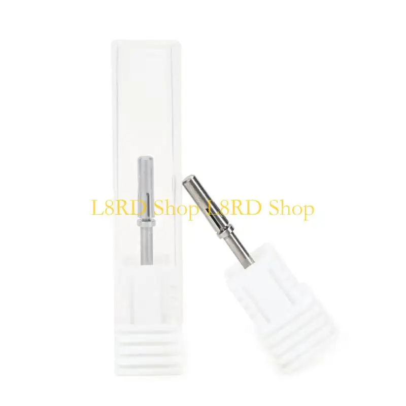 l8rd 80/120/150/180/240grit แถบการขัดขนาดเล็กสแตนเลสบิตบิต Mandrel Mandrel Manicure อุปกรณ์เสริมอุปกรณ์เสริม