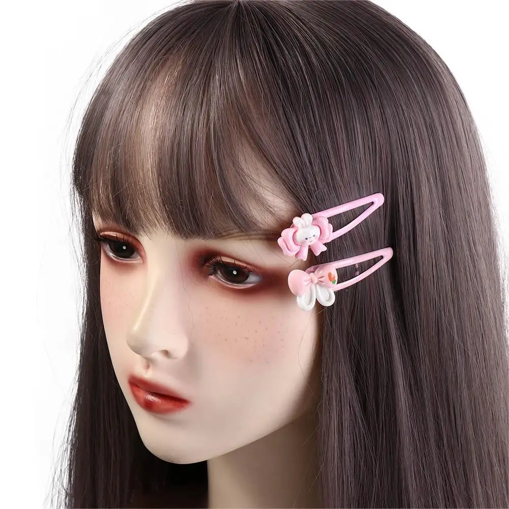 Hair Accessories Cute Hairpin Japanese Rabbit Hair Clip Lovely Hair Clip Pink Hair Ornaments Sweet Barrettes Headdress