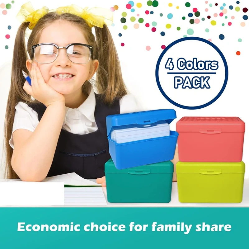 インデックス カード ホルダー ボックス インデックス カード ホルダー ボックス 3x5 インチ、フラッシュ ノート カード ホルダー ボックス