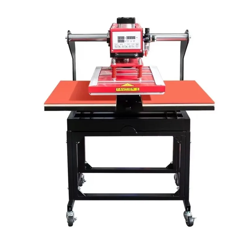 

LEAF Pneumatic Hot Press Automatical Double Station Cheap Dual 40*60 cm Heat Press Machine for T-shirt Clothing