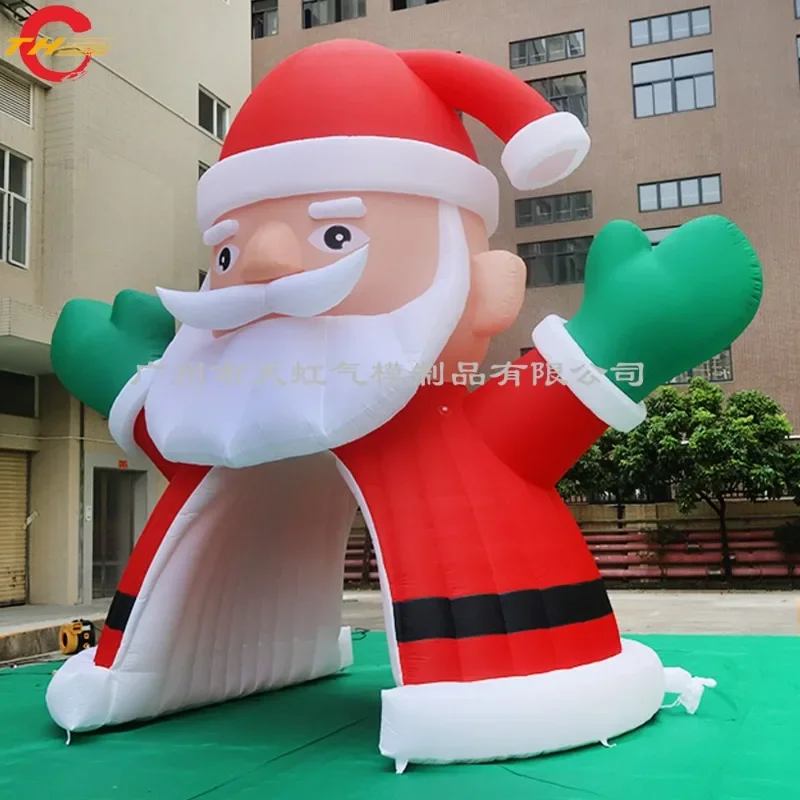 Christmas Balloon Santa Large Inflatable Air Mold, Christmas Air Mold Inflatable Old Man Arch