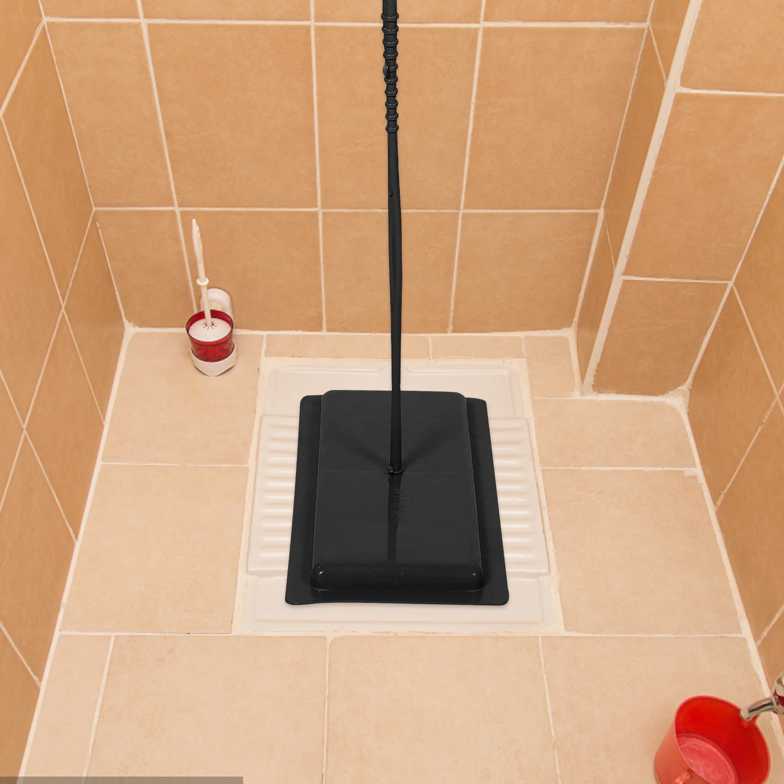 

Утолщенная пластиковая крышка для унитаза-биде, универсальная, для блокировки запахов в ванной, с эргономичной ручкой, простая установка, для сельской местности