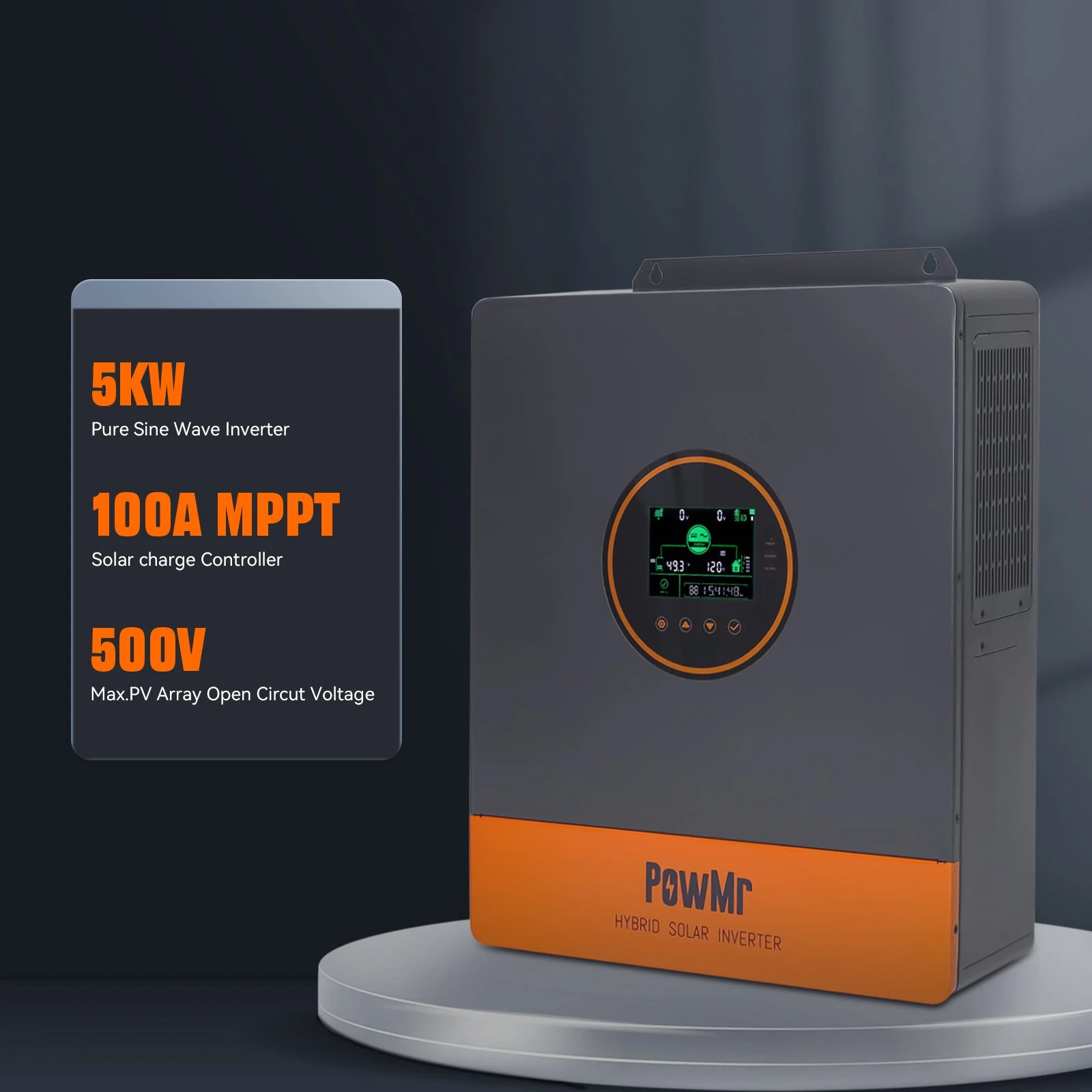 IN STOCK Powermr Powmr  5kw 48V  off Grid Inverter POW-SunSmart SP5K Split Phase Solar Inverter Inversor  Us 120V/240V