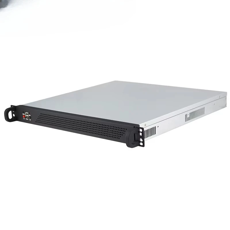 Compact 1U 420MM Depth  Rackmount Server Chassis Support Install Max 12x9.6