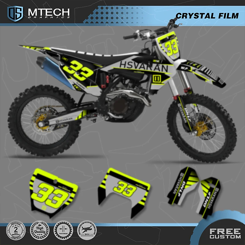 

DSMTECH DSMTECH мотокросс графический фон наклейки наборы наклеек для Husqvarna TE FE 2020-2023 TC FC 2019-2022 006