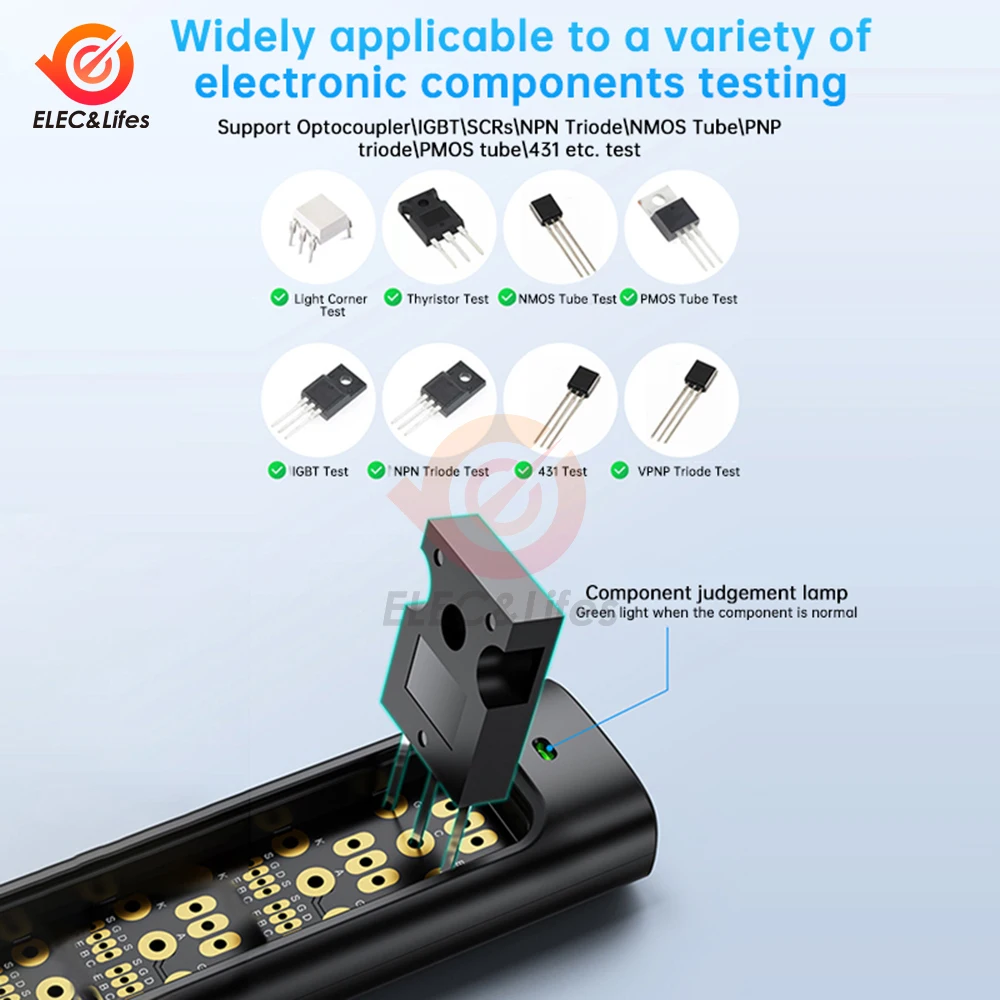 Optocoupler Test Instrument Online Test Detection Tools Electronic Repair Special 2 Pin Optocoupler Test For IGBT NPN NMOS PNP