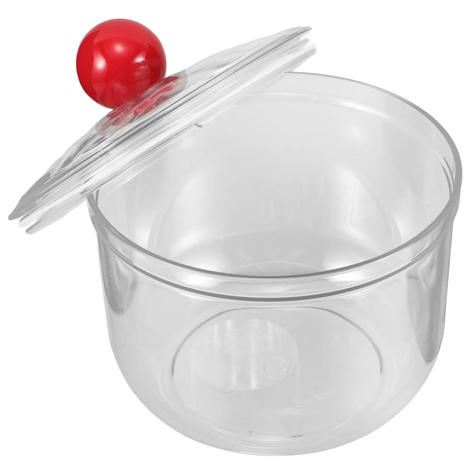 Candy Jar Transparent 900ml Airtight Seal Multipurpose Storage Jar Office Desk Kitchen Cotton Swabs Toothpicks Holder