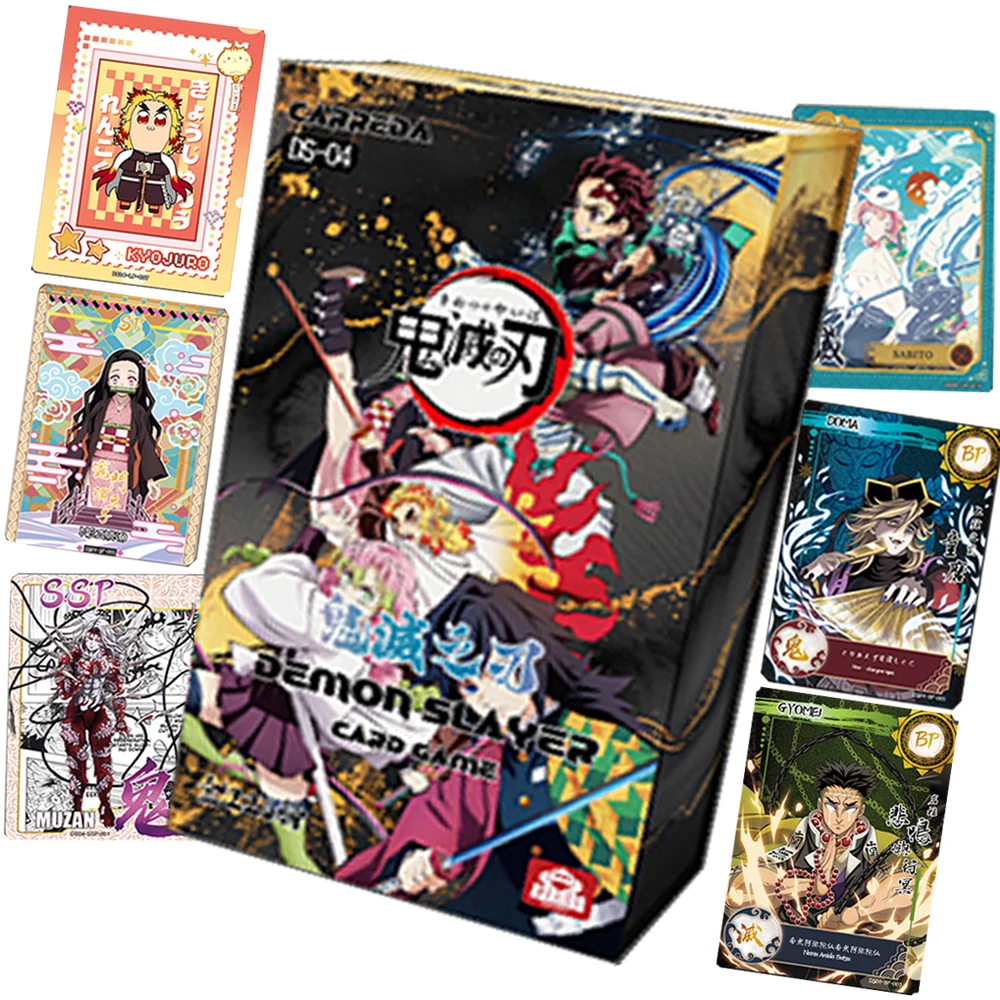 Wholesale Demon Slayer Card For Children Hashibira Inosuke Agatsuma Zenitsu Flash Card Limited Game Collection Card Kids Gifts