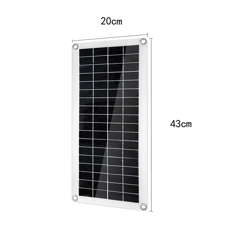 Imagem -03 - Painel Solar com Controlador Bomba de Água Cabo de Conexão Abs Equipamento Eletrônico ao ar Livre Kits de Carregamento dc 12v 100w 800l h