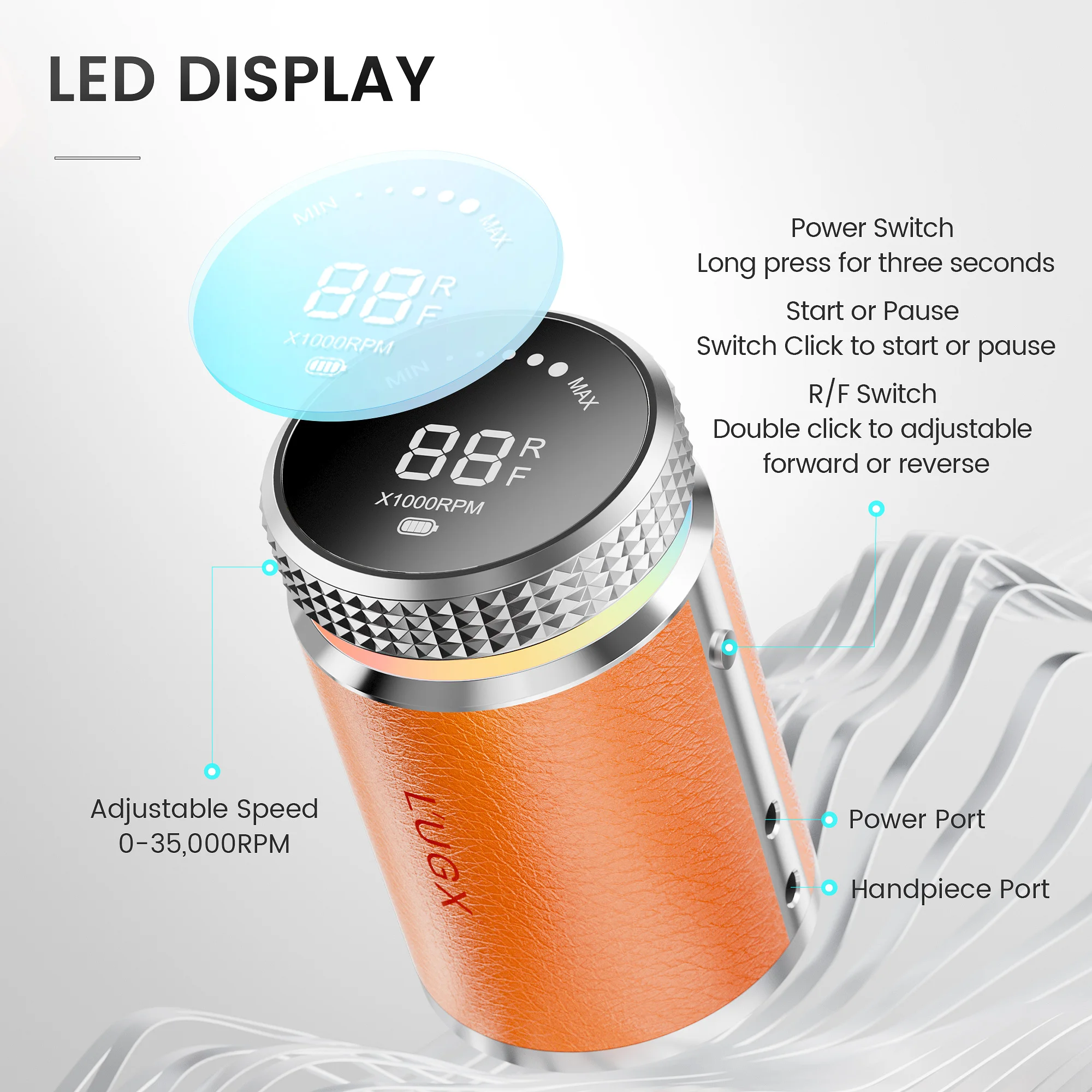 2026 LUGX 2024 New Waterproof - огляд і ціна Nail Drill Machine