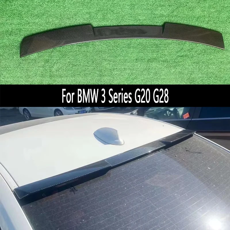 

For BMW 3 series G20 G28 Carbon Fiber Spoiler Tail fins Top Wing Rear Guide Wing Rear Wing Car Diverter Auto parts body kit