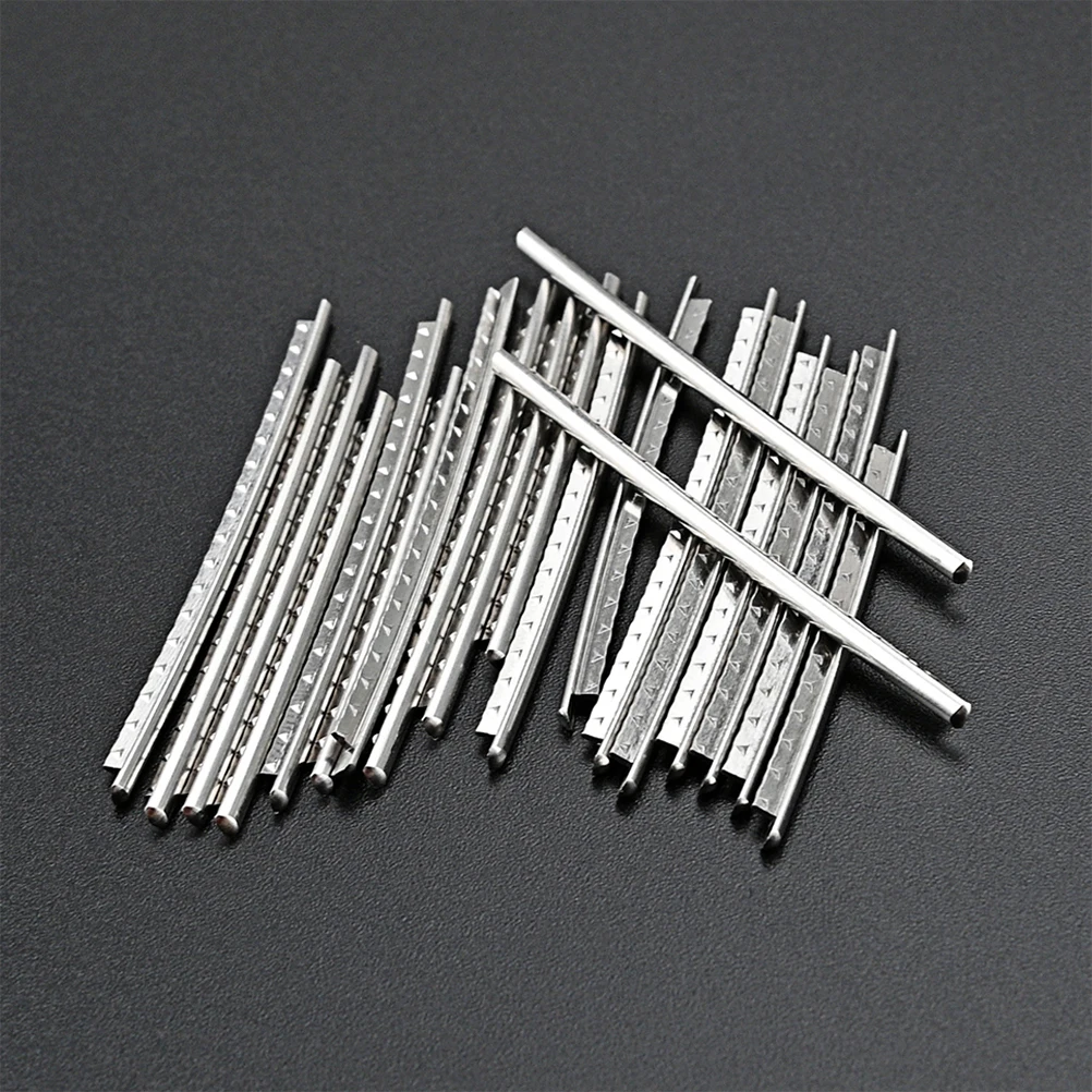 

20 Pcs Guitar Frets Stainless Steel 2.2mm Width Round 380mm Radius Fret Wire Replacement Accessories for Classical Electric