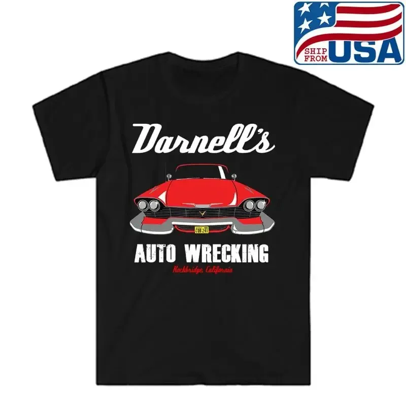 Darnell's Auto Wrecking Men's Black T shirt Size S to 5XL