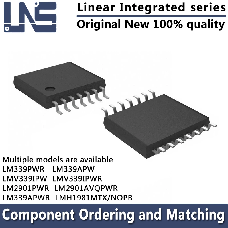 

1 шт. LM339APW LM339PWR LM2901PWR LM339APWR LMV339IPW LMV339IPWR LM2901AVQPWR TSSOP-14 4,40 мм линейные интегральные схемы