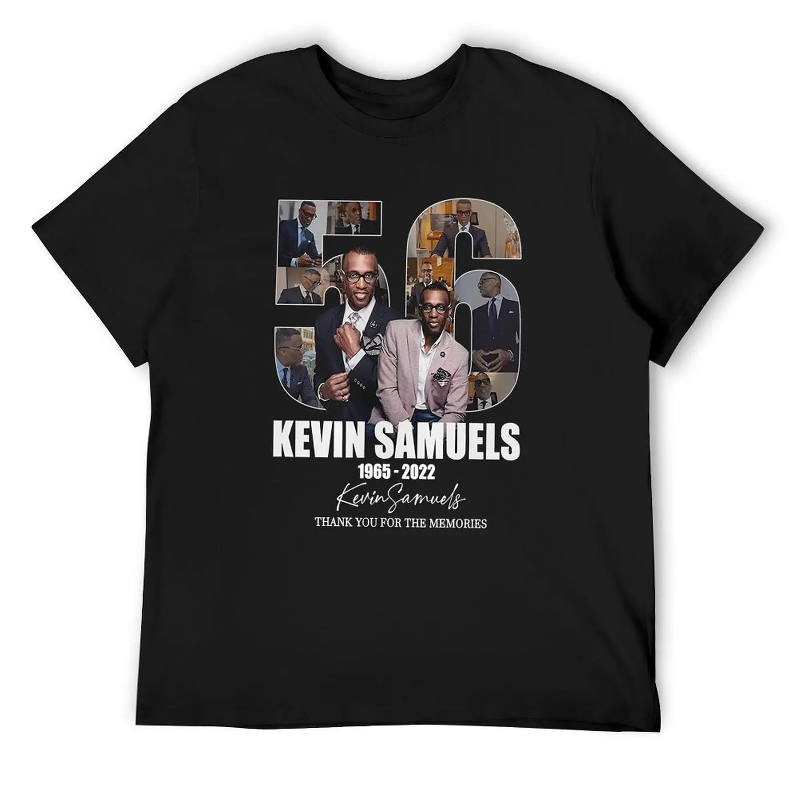 Signature Kevin Samuels 1965-2022 Rest in Peace T-Shirt street wear summer tops man clothes Blouse mens t shirt graphic