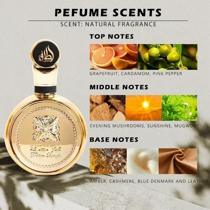 100ml Original Arab Perfumes High Quality Perfume Man And Women Cologne Sexy Tоy Mens Beauty Health Perfum Floral Lattafa Note