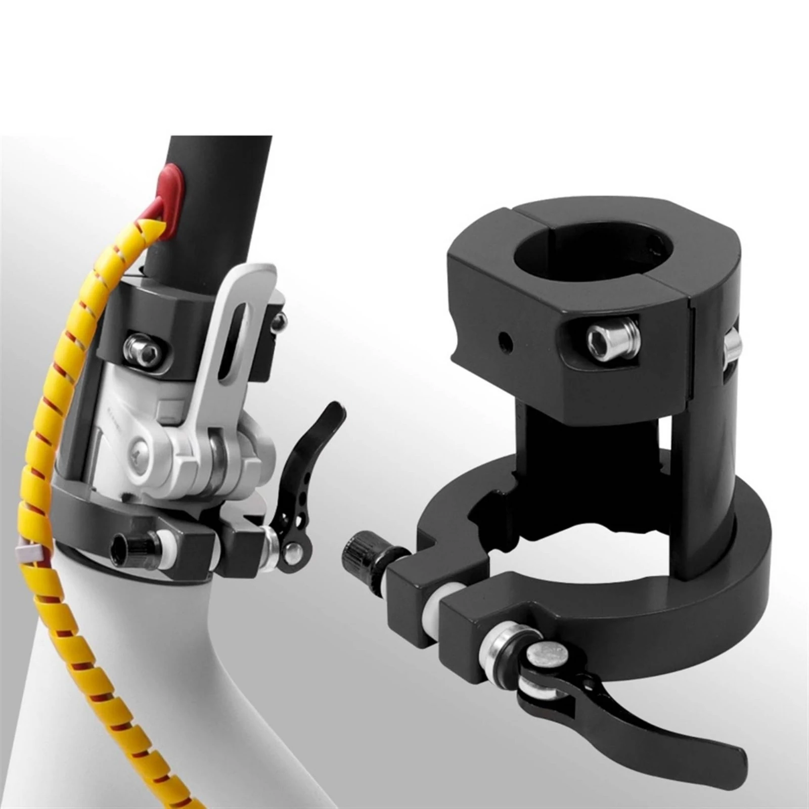 

Scooter Folding Clamp Lightweight Aluminum Alloy Scooter Clamp Mobility Accessory Sturdy Build Wear-Resistant