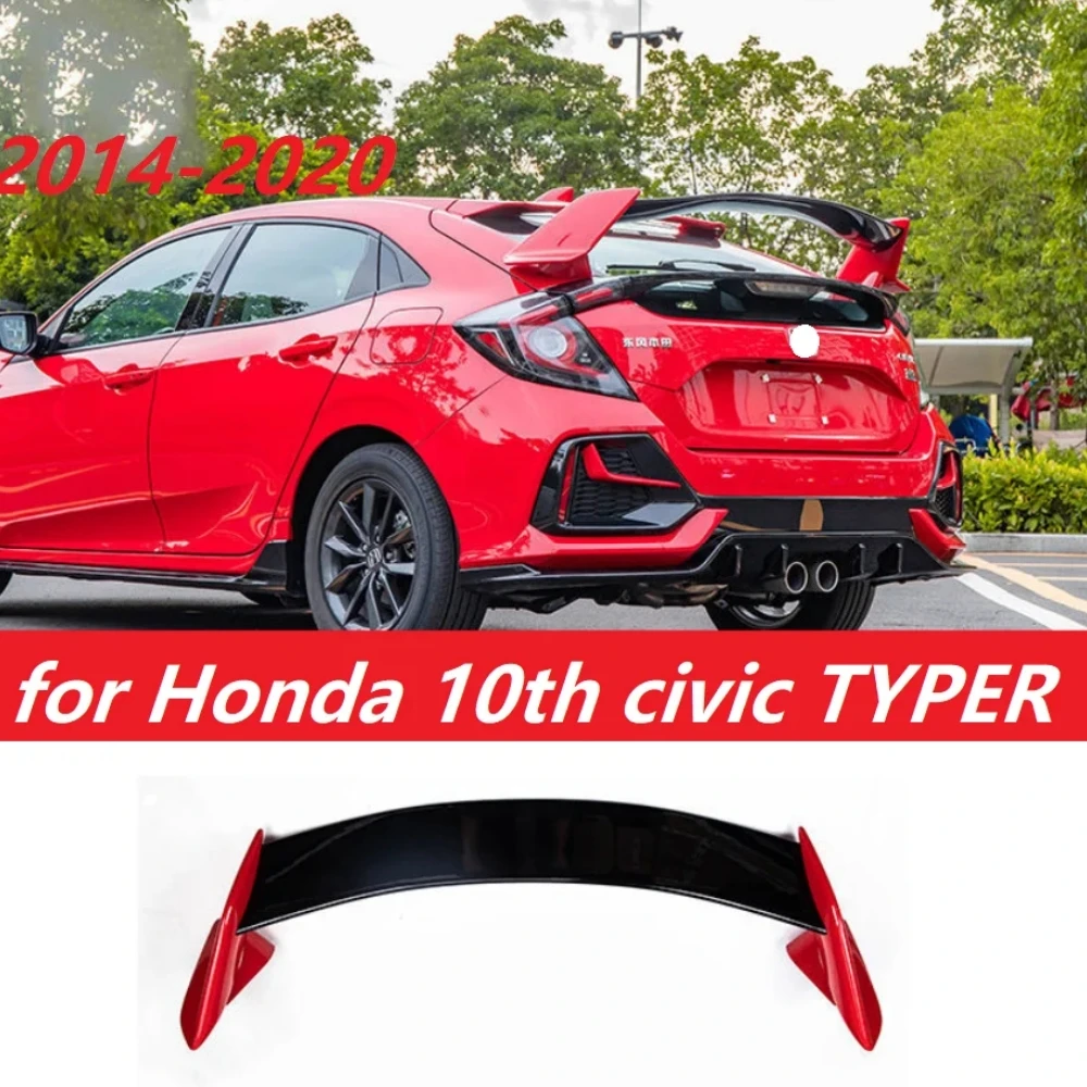 Carbon Fiber Rear Roof Spoiler Wing Lip for Honda 10th civic TYPER Tail 2014 2015 2016 2017 2018 2019 2020 Hatchback