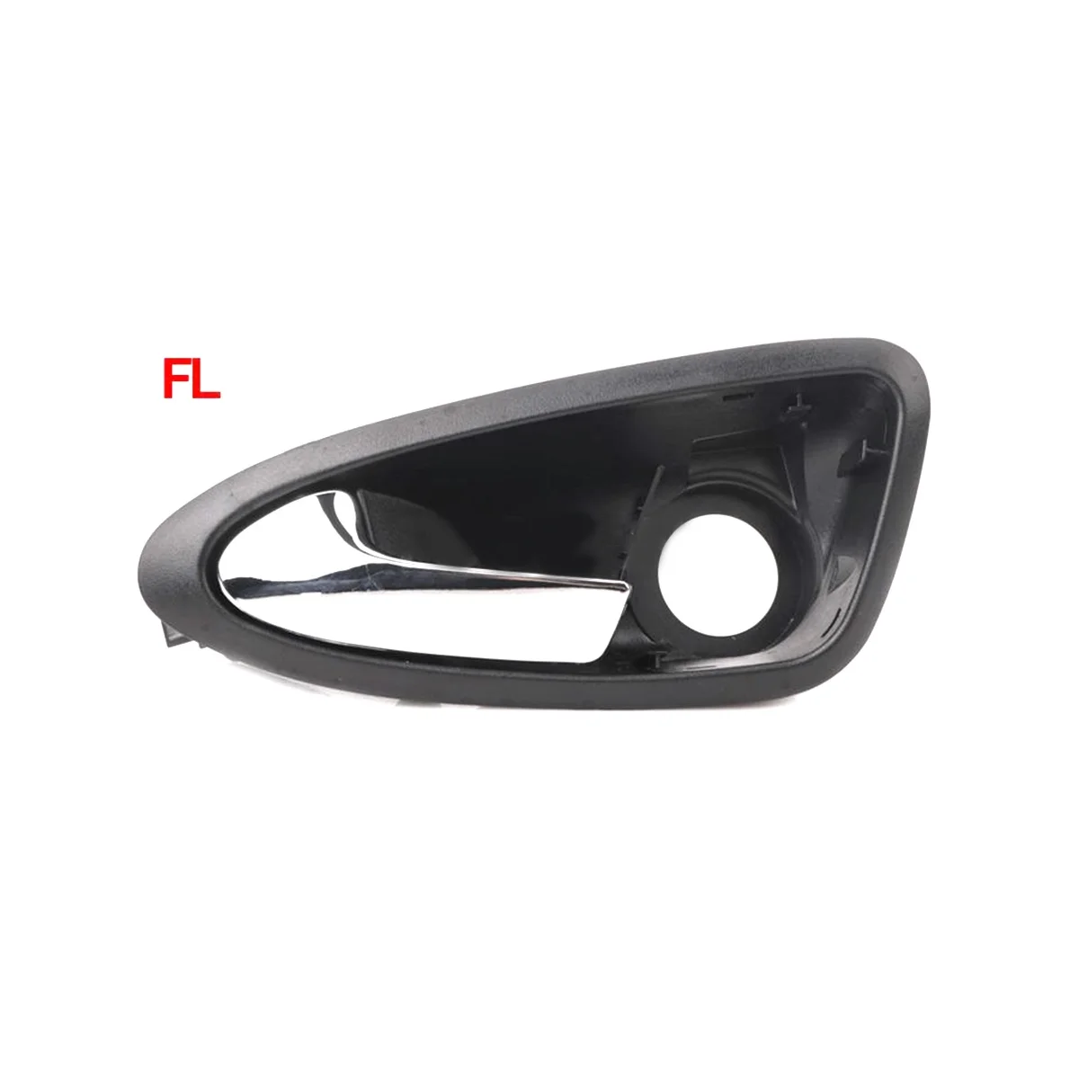 1 Pair Car Inside Door Handle Inner Door Handles Knob Trim Plate for Seat Ibiza 09-17 6J0837113A 6J1837113A 6J1837114A