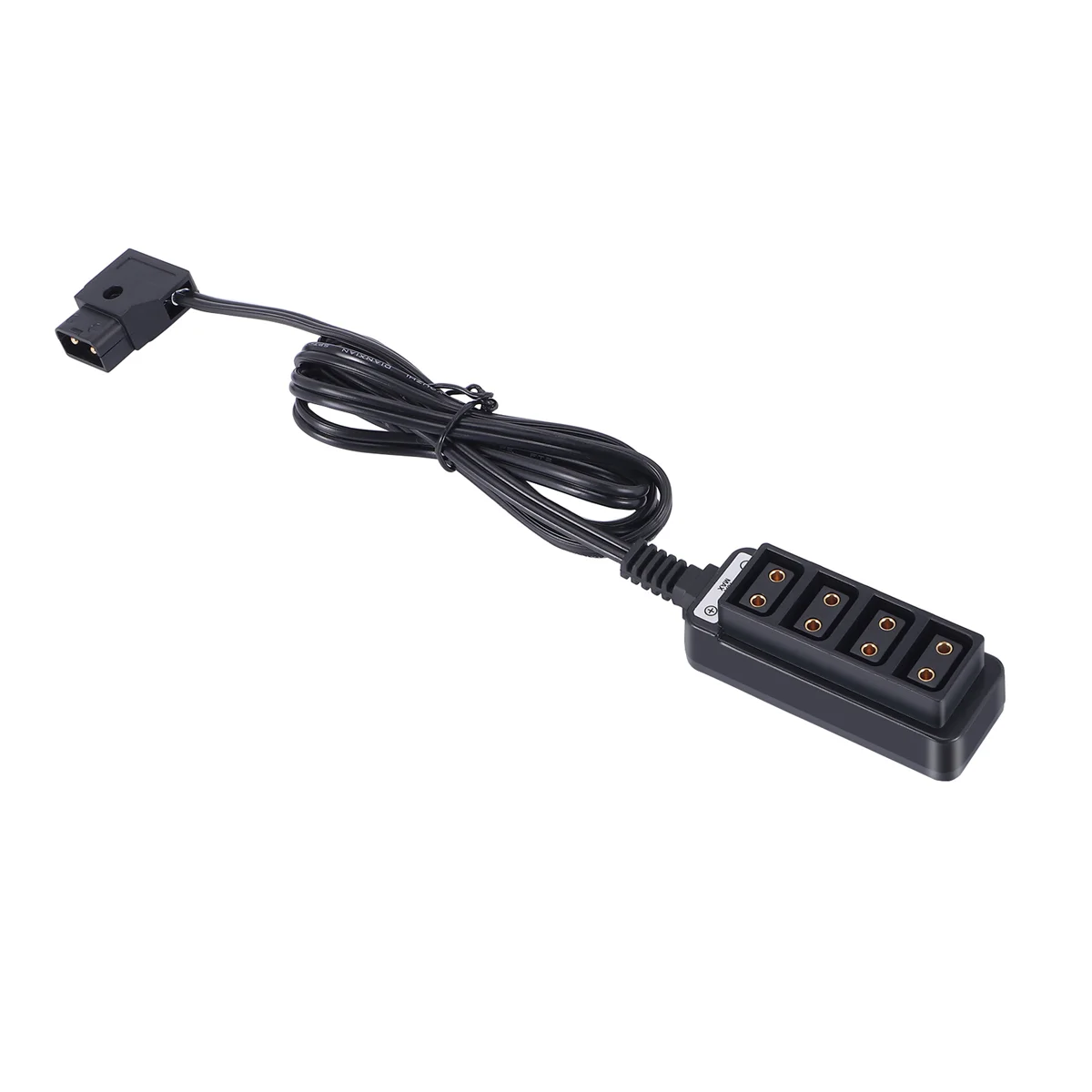 New D-Tap Male to 4-Port P-Tap Female Camera Power Supply Distributor DTAP Fourway Splitter