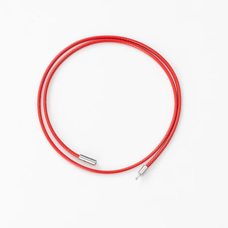 1,5/3mm 45/50/60cm schwarze Lederkordel-Halskette für Damen und Herren, Schmuck mit Verschluss, Wachskordel, Schnur für DIY-Anhänger