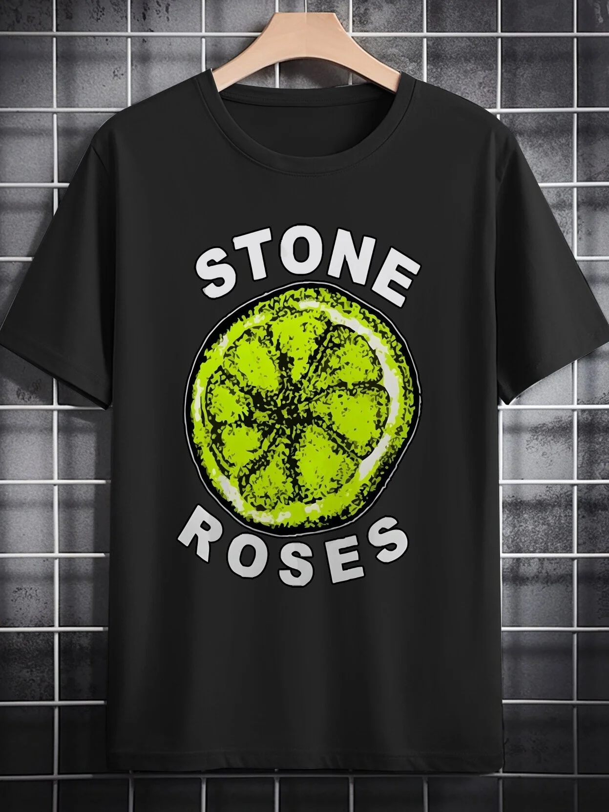 طباعة جرافيك Oasis Rock Band مناسبة لجميع المواسم، والقمصان الرجالية والنسائية، وأكمام قصيرة، وفضفاضة كاجوال فاخرة #2