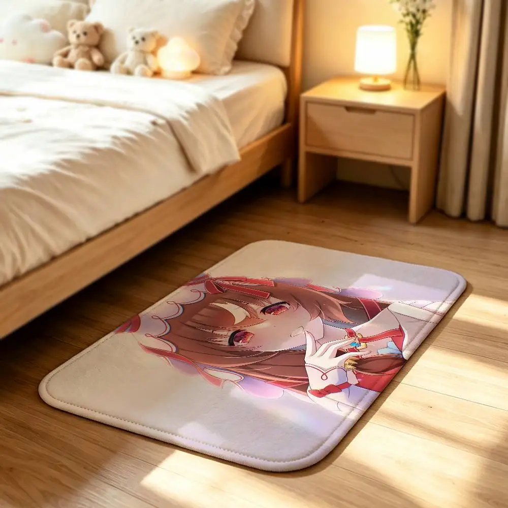 Umamusume-P-D S-Still in Love Anti‑Slip Floor Mat Short Plush Rug mat Soft Comfortable Machine Washable Home Decor