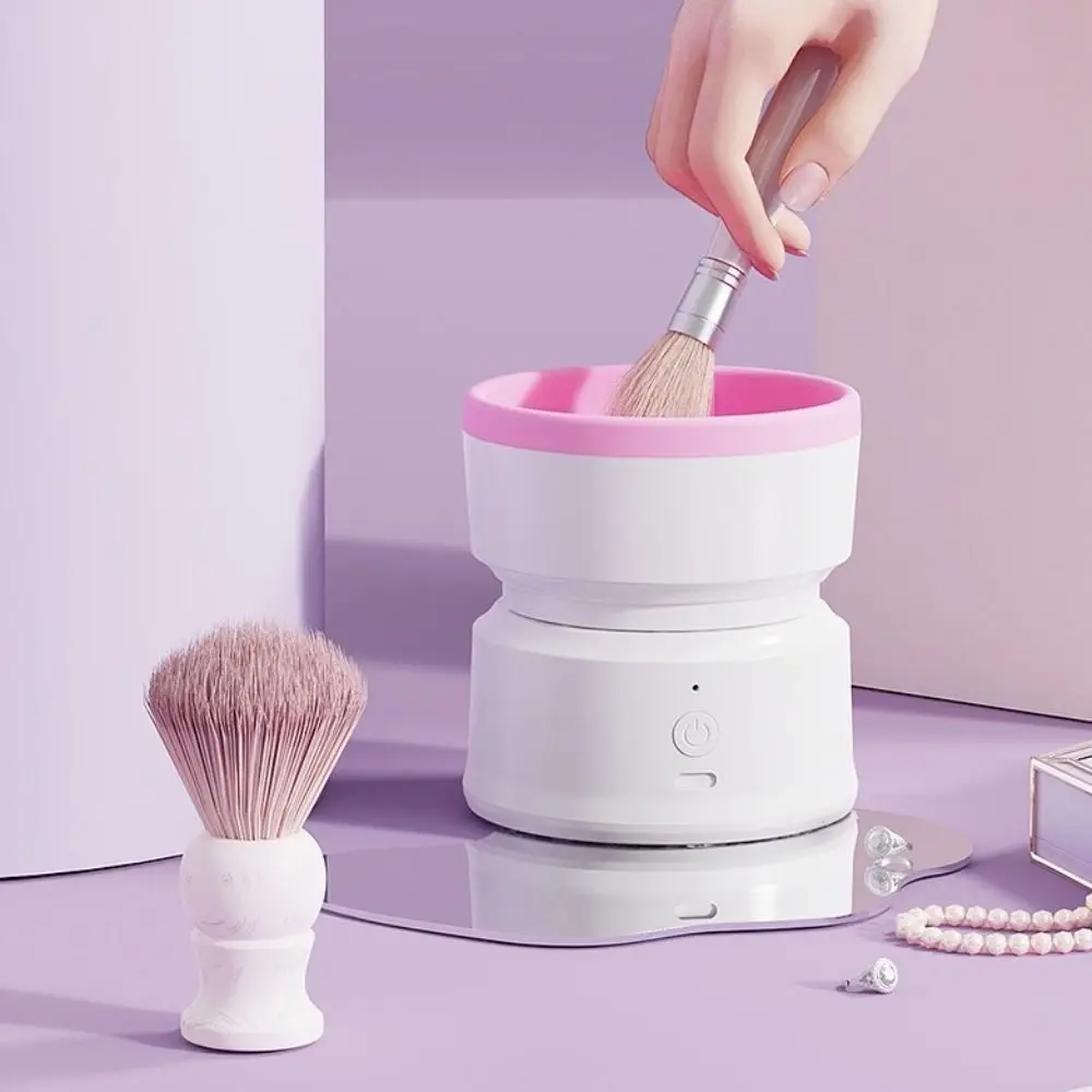 

Electric Makeup Brush Cleaner Machine Portable USB Lazy Cleaning Brush Tool Silicone Automatic Brush Scrubber Beauty Tool