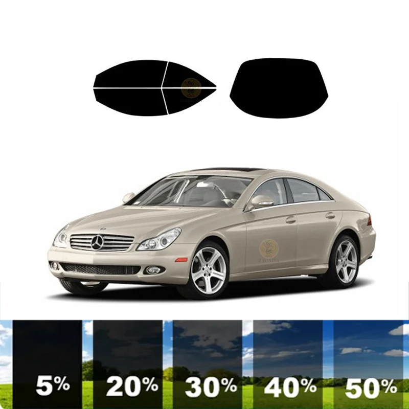 

Предварительно вырезанная съемная тонировочная пленка для окон для автомобиля, 100% УФ-изоляция, углерод ﻿ Для MERCEDES-BENZ CL-CLASS 2 DR COUPE 2000-2006 гг.